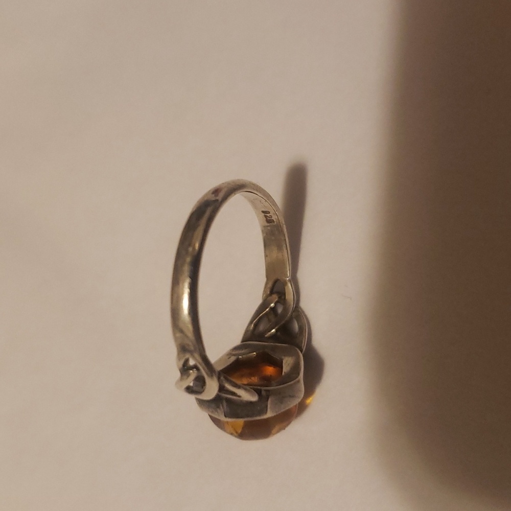 Vintage Baltic amber And 925 Set - Picture 4 of 10